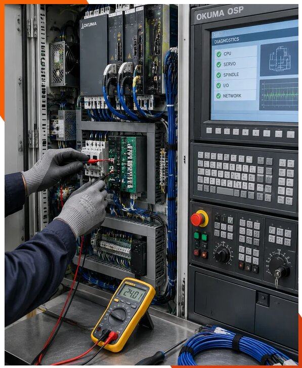Ремонт систем ЧПУ Okuma OSP в Сарове